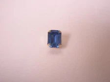 5/16" Blue Rhinestone Quality Vintage Tie Tack Lapel Pin r122