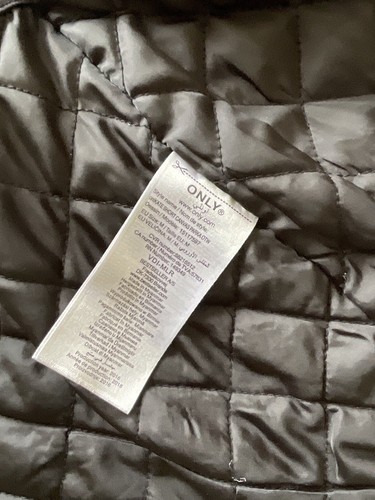 ONLY “Kate” Hooded Parka Jacket, Faux Fur Trim, Black, Medium - UK 12 - Picture 12 of 14