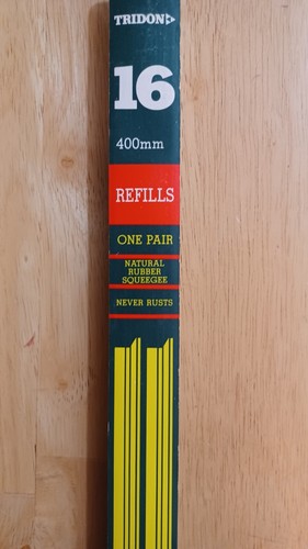 Tridon Flex Wiper Blade Refills NOS 16" Pair Natural Rubber Squeegee Never Rusts - Bild 3 von 7