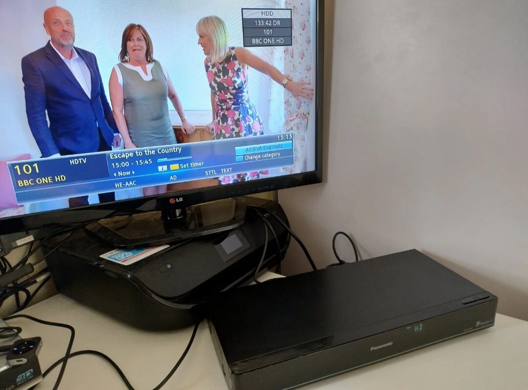 Panasonic DMREX97 Twin HD Tuner DVD Recorder, 500GB HDD, Copy from USB to HDD 696573529682 eBay