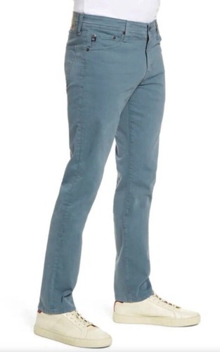 AG Jeans Everett Sud Slim Straight Pant Blue Adriano Goldschmied Men W34 L34 NWT - Picture 2 of 6
