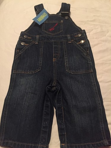 Gymboree Rock On Boys Overalls Size 6-12 Months Guitar Outfit Nwt