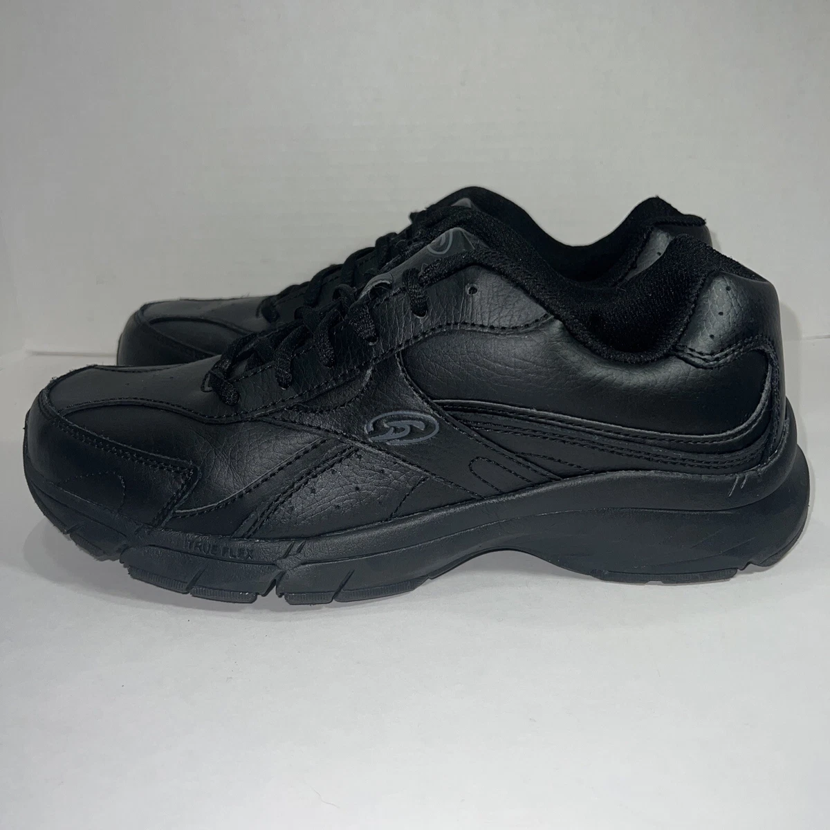 Dr Scholls Women Aspire True Flex Gel Size 9.5 Black Leather Comfort Work Walk