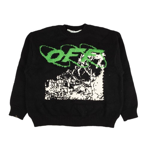 Black Ruined Factory Sweater Size 