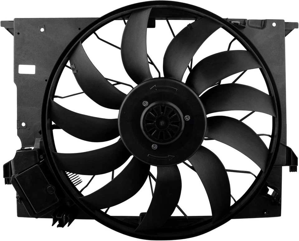 Ventilador de refrigeração do radiador para Mercedes-Benz CL600 CLS63 AMG E320 E63 AMG 2007-2009 - Imagem 2 de 4