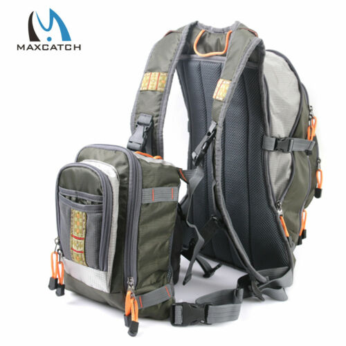 Maxcatch Fly Fishing Vest Pack for Men and Women Adjustable Outdoor Fishing - Photo 1 sur 6
