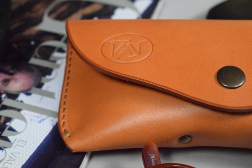 FUNDA GAFAS ROJO MARRÓN NARANJA AZUL VERDE NEGRO ESTILO RAY BAN CUERO AUTÉNTICO HECHO A MANO - Imagen 94 de 99