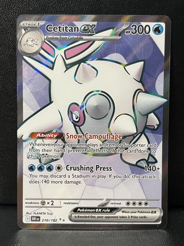 Cetitan ex 210/182 NM – Full Art Holo – 2025 Pokémon TCG Destined Rivals