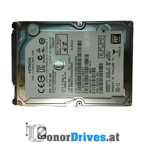 Hitachi HTS727550A9E364 - 500 GB - SATA - PCB 220 0A90269 Rev. 01*