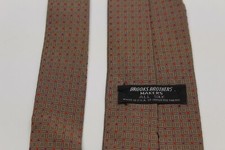3539) BROOKS BROTHERS VINTAGE MEN'S TIE 100% SILK MADE IN USA