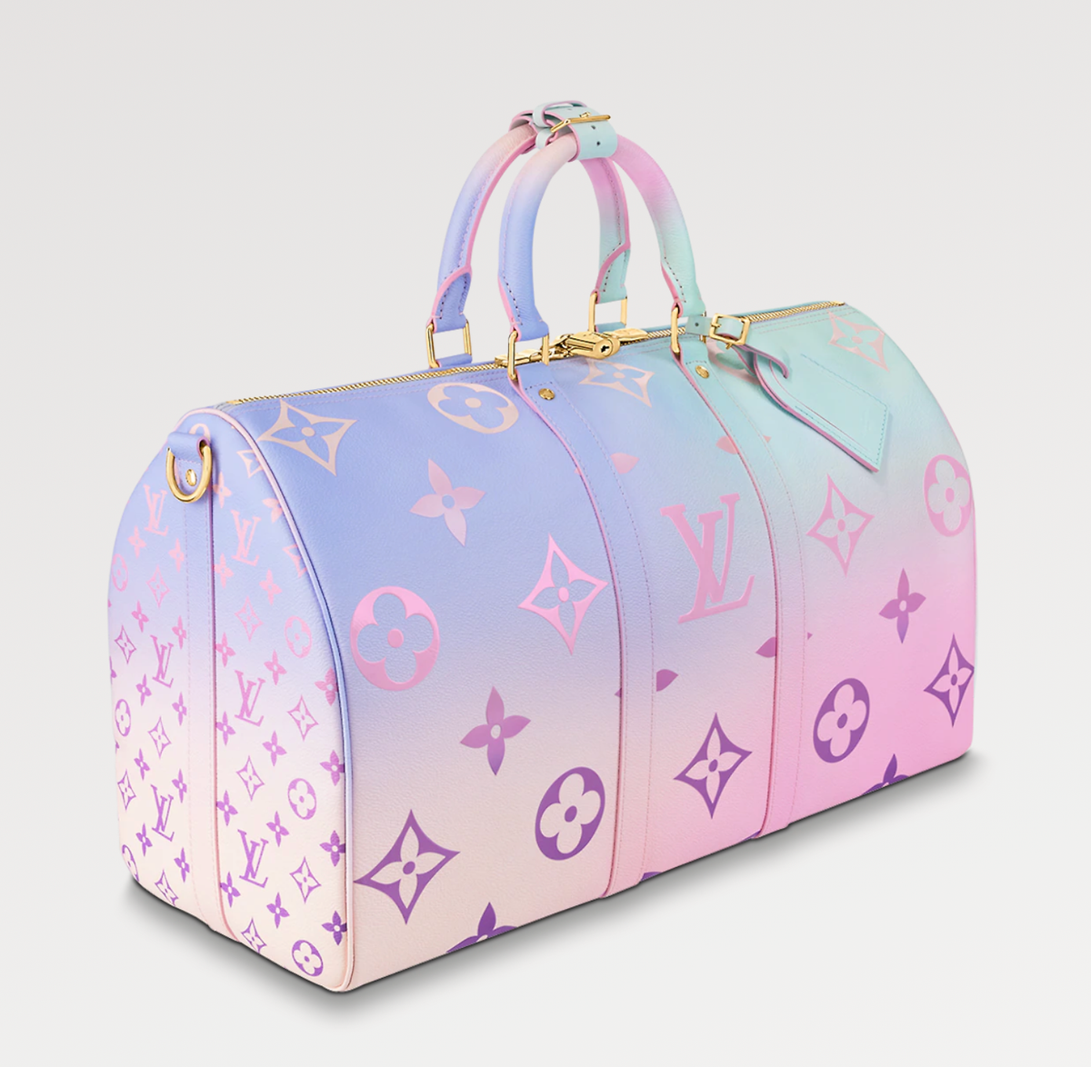Louis Vuitton Keepall Bandouliere 45 Sunrise Pastel Pink Monogram