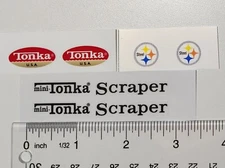 Mini Tonka Scraper Sticker Set 1970 To 1973