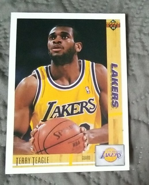 1991-92 Upper Deck Basketball #171 Terry Teagle - Los Angeles Lakers