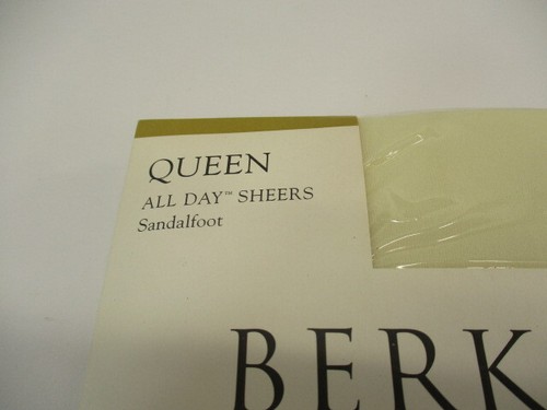 Berkshire Queen All Day Sheers Sandalfoot Pantyhose Style 4416 3X-4X IVORY - Picture 2 of 10