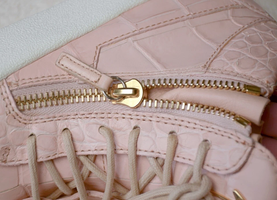 GIUSEPPE ZANOTTI розовый змея выбитый высокий верхний кроссовки размер 35 - Изображение 4 из 4