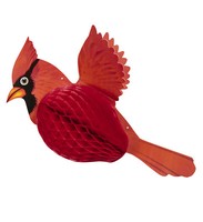 Xl Wabenball Roter Kardinal / 42Cm Vogel Tropen Hawaii Karibik SüDsee Party Deko