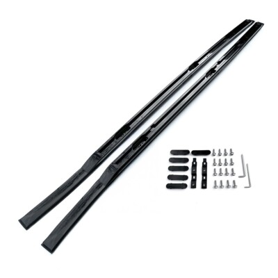ROOF RAILS for DEFENDER L663 110 GLOSS BLACK HAWKE STYLING
