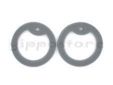 4 Grey Silicone Military Army Dog Tag Silencers Rubber Silencer