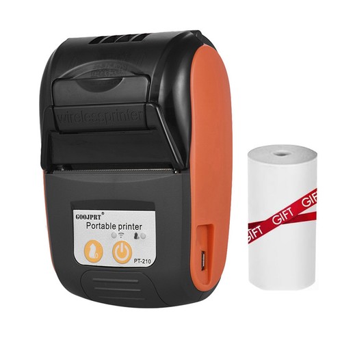 GOOJPRT 58mm Portable BT Thermal Receipt Printer POS Handheld w/ Paper Roll C4K4 - Picture 10 of 12
