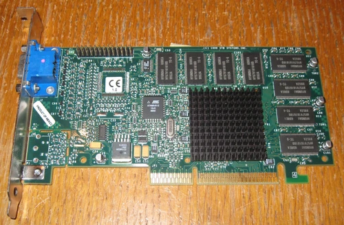 3dfx Voodoo 3 2000 16MB AGP VGA Video Card TESTED