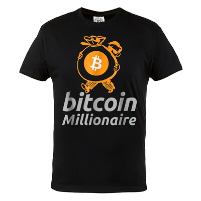 Bitcoin Crypto Shirt Herren Kryptowährung BTC Blockchain Mining Shirt