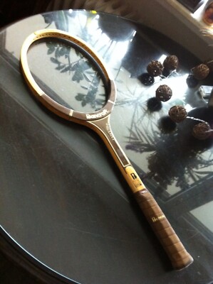 Tennisschläger Bancroft Executive neu L5 Holz new old racket wood