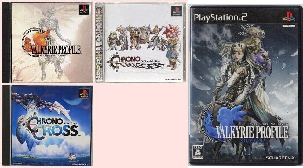 Chrono Trigger Cross Valkyrie Profile Set PlayStation PS1 Chrono Trigger Cross Valkyrie Profile Set PlayStation PS1