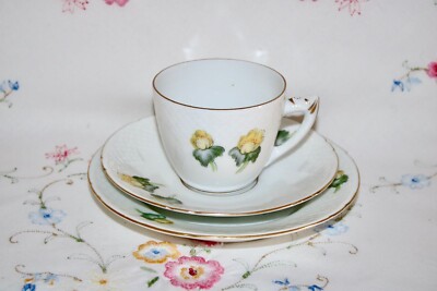 Bing Grondahl Porzellan Set Erantis Winter Aconit Kaffeetasse Teller Copenhagen