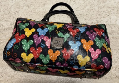 Disney Dooney and Bourke 10th Anniversary Mickey Ballons Barrel Handtasche