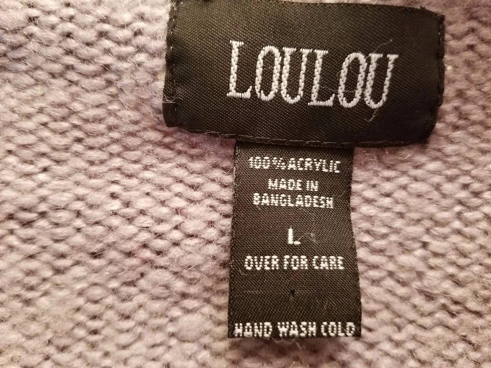 Blusa Suéter Blusa Loulou Mujer Talla L Grande Gris Foto 2 de 3