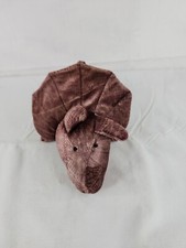 Russ Triceratops Dinosaur Bean Bag Plush 14" Plush Brown Tyrone Stuffed Animal