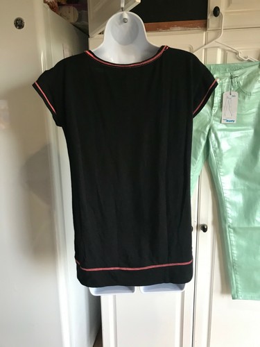 New Girls Justice Pants size 141/2 Super Skinny Jeans Simply Low with Shirt - Picture 5 of 10