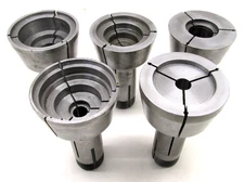 5 HARDINGE 2" EXTRA-DEPTH EMERGENCY 5C STEP COLLETS