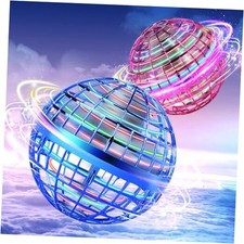Flying Orb Ball 2025 Upgrade, 2 Pack Hand-Controlled Flying Orb Blue  Purple
