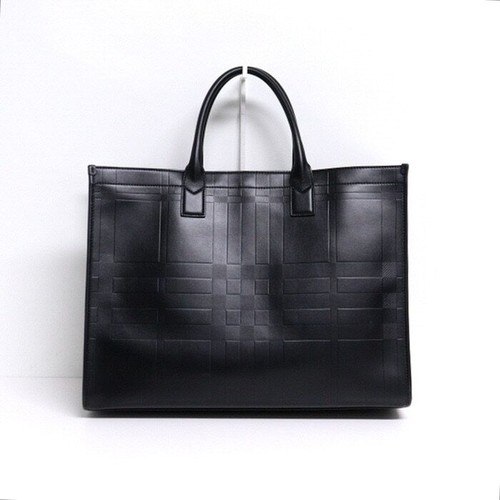 Burberry Embossed Check Leather Tote Bag Unisex 8049028 152893877 [P]