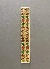 Thanksgiving Border Stickers~Sheet Is 12” X 2” & Includes 2 Border Stickers, New