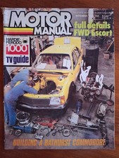 Motor Manual magazine, November 1980