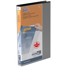 QuickFit Single Heavy-Duty 8 1/2" x 14" Portrait Legal Binder, 3-Ring Binder,...