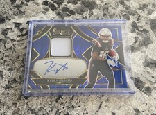 2025 Select Kyle Williams RPA Auto Patch /45 #RSMP-KWS RC Patriots Blue Prizm