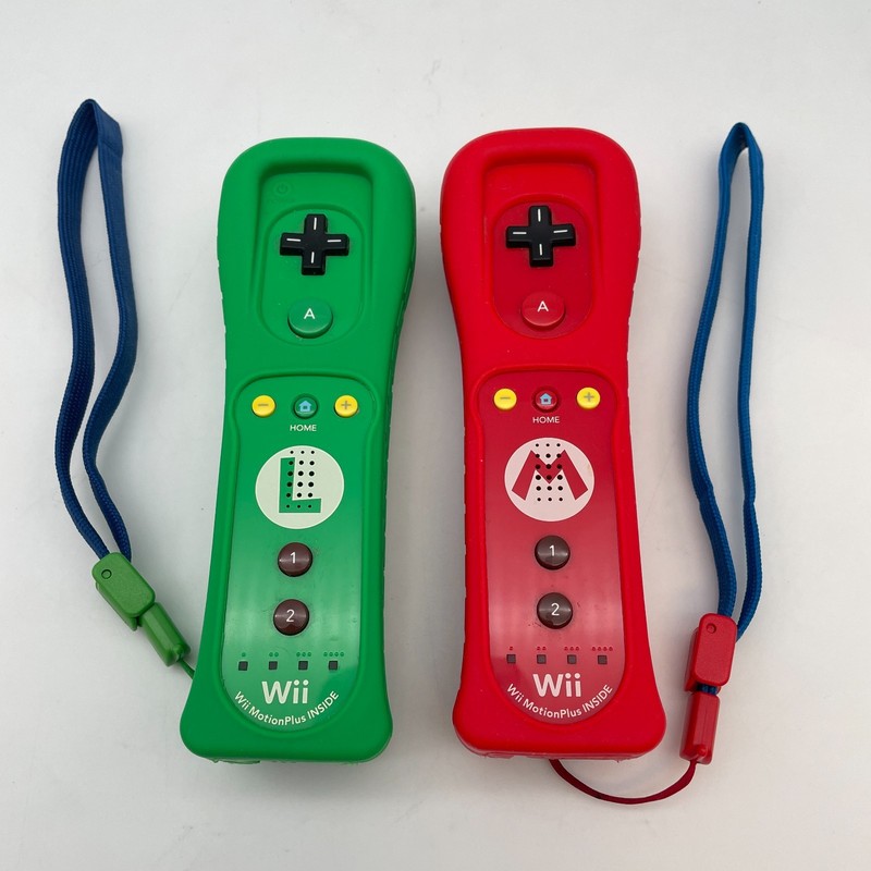Mario & Luigi wii Remote controller plus Nintendo Official From Japan