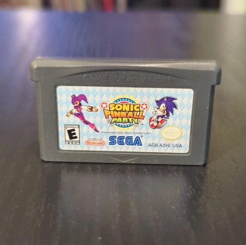 SEGA Sonic Pinball Party Nintendo Game Boy Advance Pinball NTSC-U/C 2003