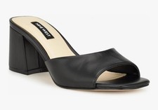 Nine West Women’s Gagen 3 Heels Dress Sandal Shoes Pumps Black 8.5 1/2 