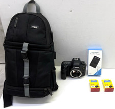 Canon EOS 6D Mark II 26.2MP Digital SLR Camera - Body w/2 Batteries & Bag