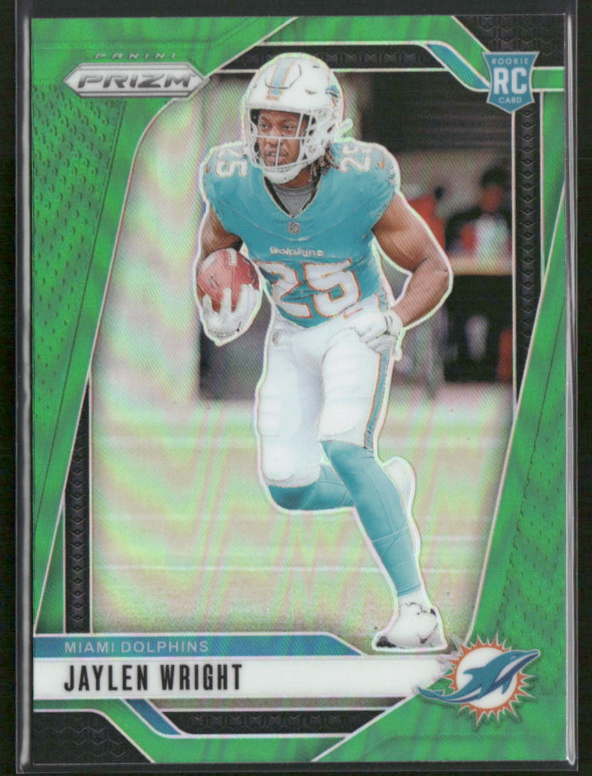 2024 Panini Prizm #348 Jaylen Wright Green RC