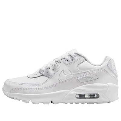 Nike Air Max 90 Leather (GS) ''White Metallic Silver'' (CD6864-133)