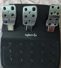 Logitech G Pedale für Lenkrad, Gaming, schwa...