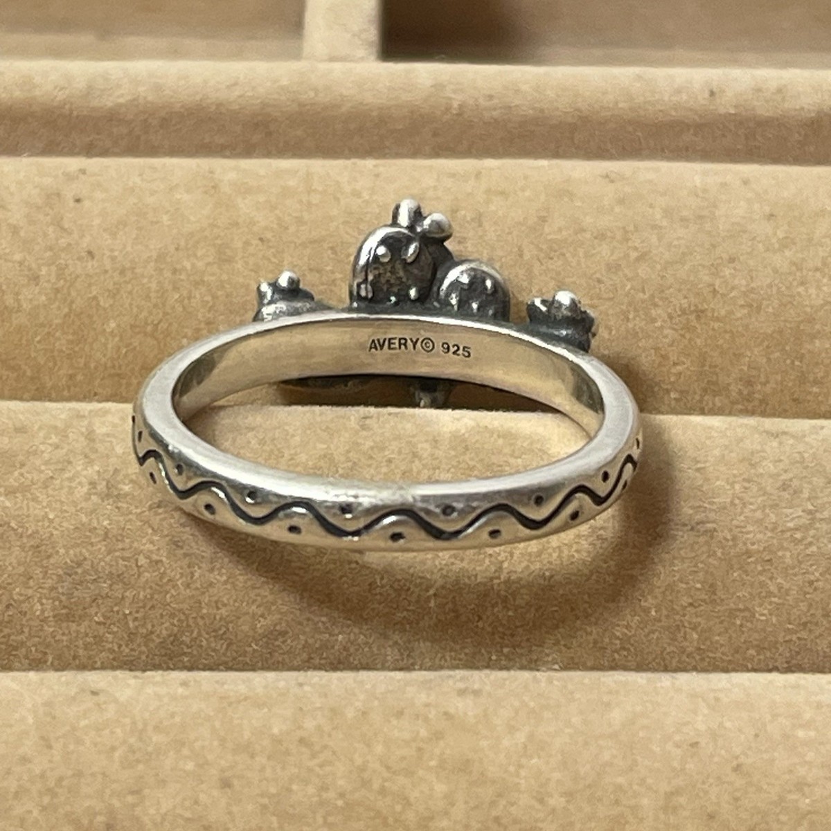 James Avery Retired Sterling Silver Prickly Pear Cactus Blossom