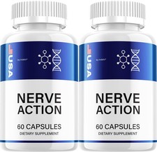  2 Pack Nerve Action Capsules   NerveAction Advanced Formula for Health