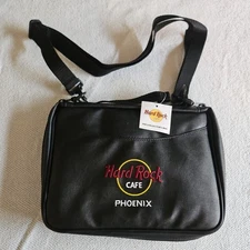 Hard Rock Cafe Leather Like Pin Collector's Bag NOS Medium PHOENIX with STRAP 