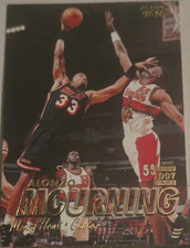 Fleer 1997-98 Alonzo Mourning #43 Miami Heat All-Star NBA Basketball Card